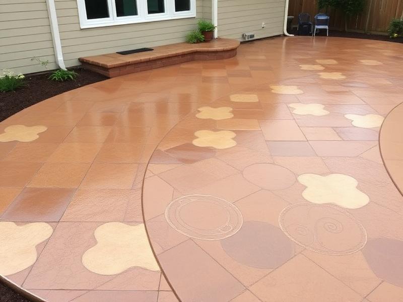 Béton estampé décoratif